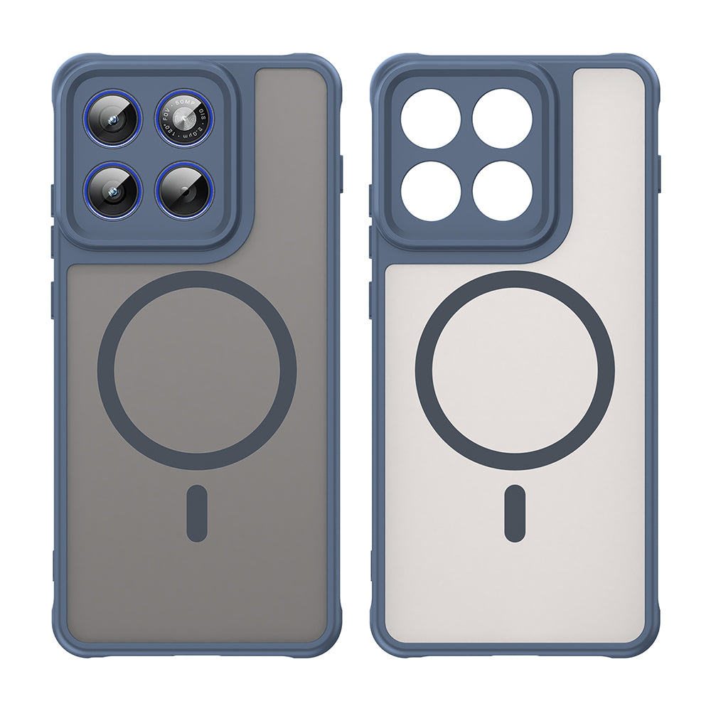 MagSafe-deksel for Motorola Edge 70, Techsuit, HaloFrost II, Marineblå