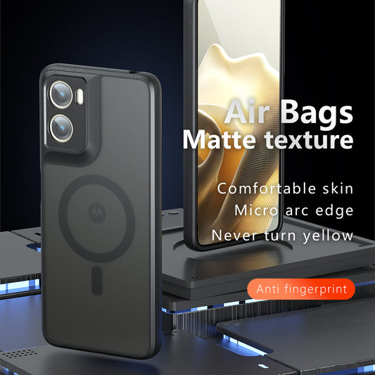 MagSafe-deksel for Motorola Moto G06, Techsuit, PureFrost, Satin Black