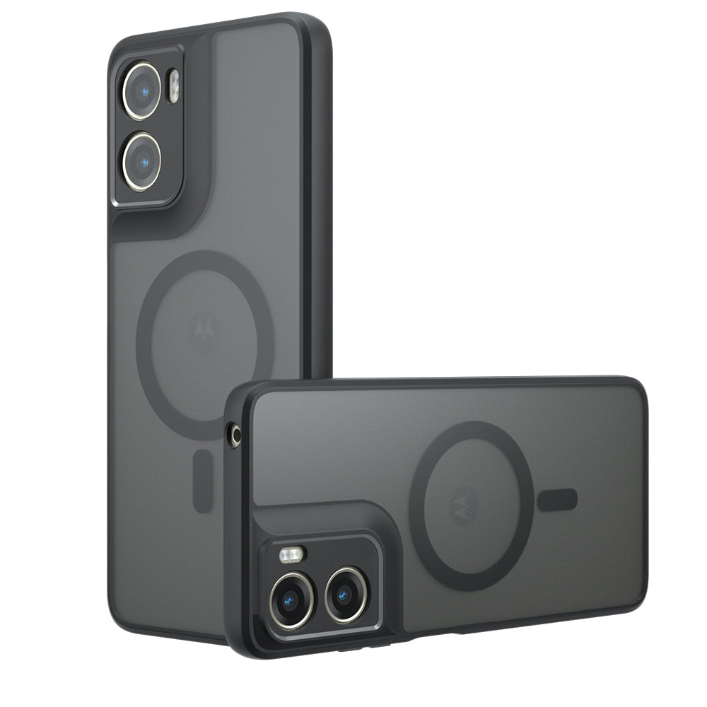 MagSafe-deksel for Motorola Moto G06, Techsuit, PureFrost, Satin Black