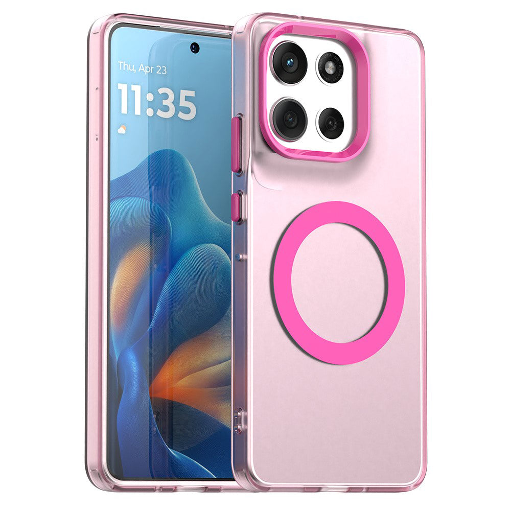 MagSafe-deksel for Motorola Moto G86, Techsuit, CandyCase, Rosa