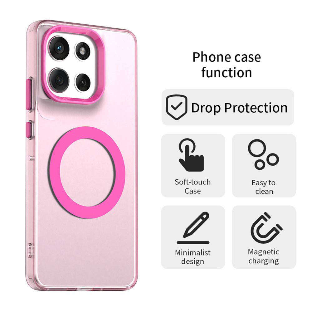 MagSafe-deksel for Motorola Moto G86, Techsuit, CandyCase, Rosa