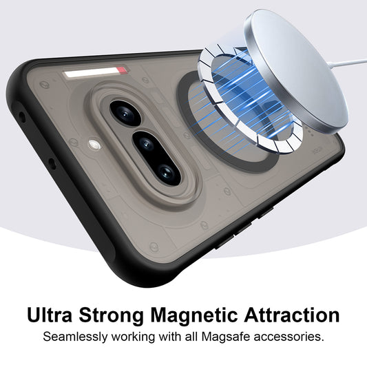 MagSafe-deksel for Nothing Phone (4a) Pro, Techsuit, HaloFrost II, Svart