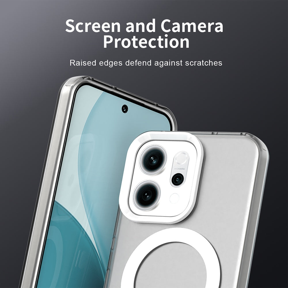 MagSafe-deksel for Oppo Reno14, Techsuit, CandyCase, Hvit