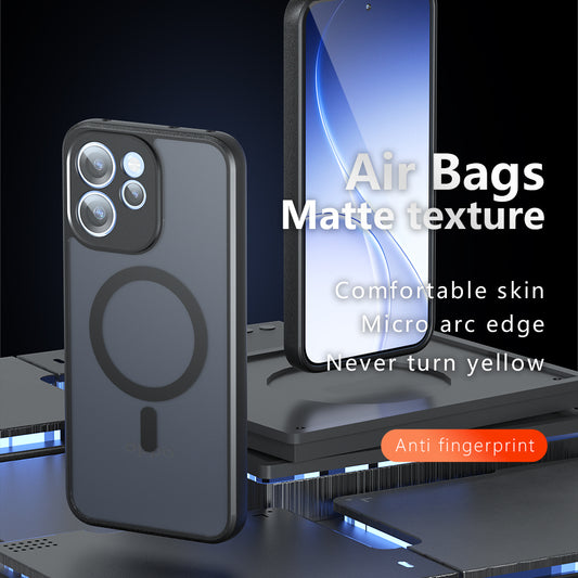 MagSafe-deksel for Oppo Reno15 FS / Reno15 F, Techsuit, PureFrost, Satinert svart