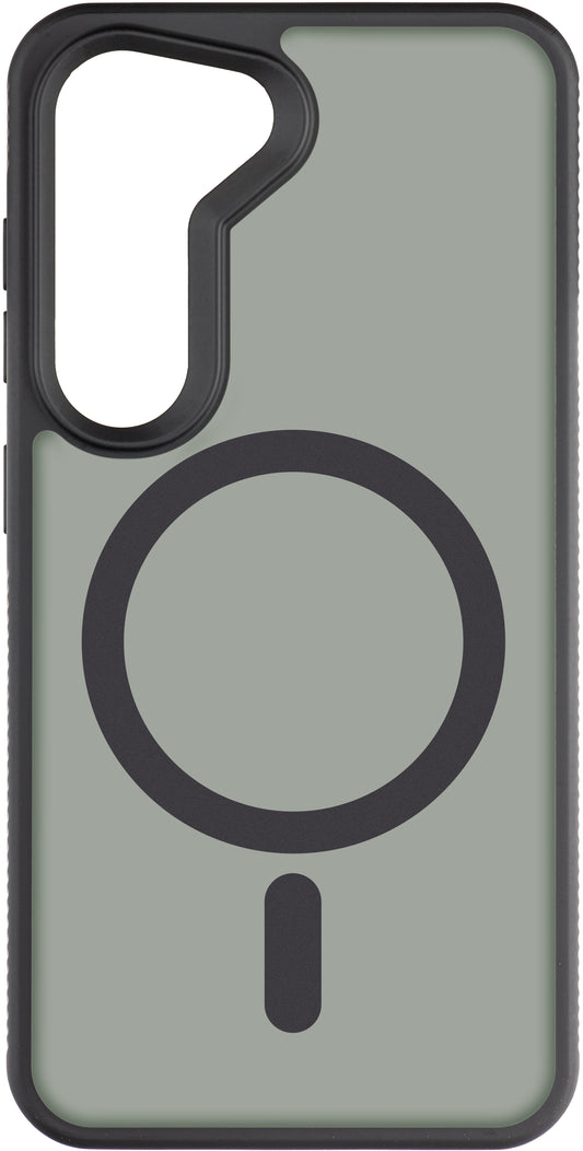 MagSafe-etui til Samsung Galaxy S24 S921, 3MK, Smoke MagCase, Svart