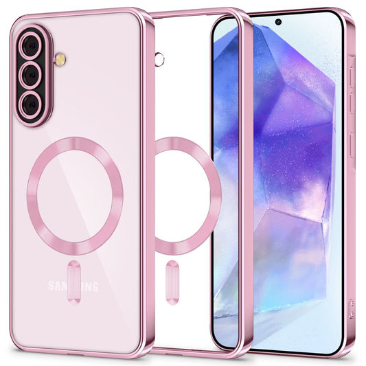 MagSafe-deksel for Samsung Galaxy A56 A566, Tech-Protect, Magflex, Roségull
