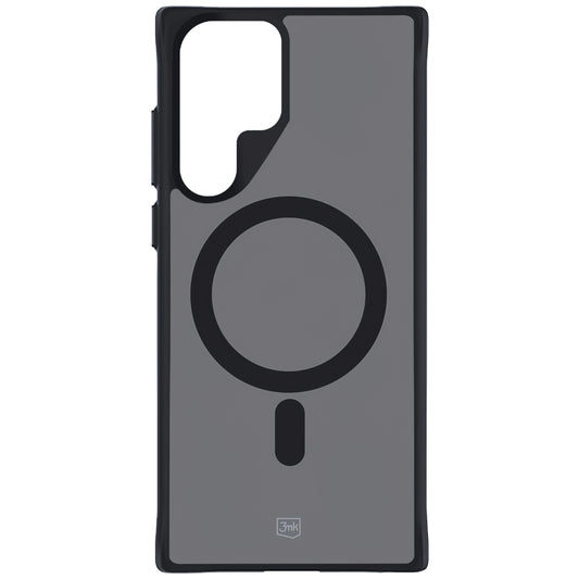 MagSafe-deksel for Samsung Galaxy S22 Ultra 5G S908, 3MK, Smoke MagCase, svart