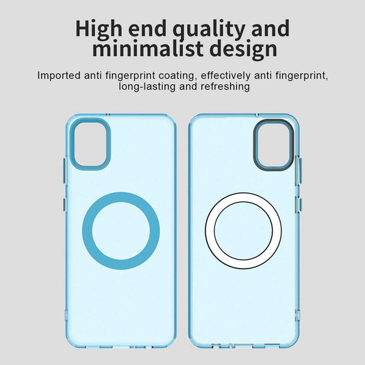 MagSafe-deksel for Samsung Galaxy A05 A055, Techsuit, CandyCase, Blå