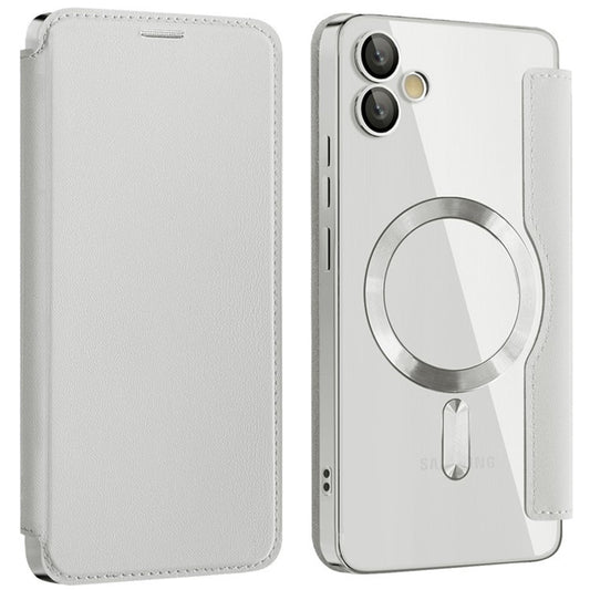 MagSafe-deksel for Samsung Galaxy A05 A055, Techsuit, SmartMag Book, Grå