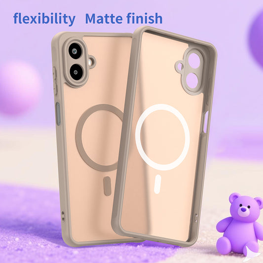 MagSafe-deksel for Samsung Galaxy A07 4G A075, Techsuit, HaloFrost II, Gull