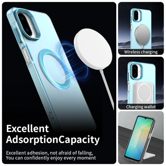 MagSafe-deksel for Samsung Galaxy A07 4G A075, Techsuit, CandyCase, Blå
