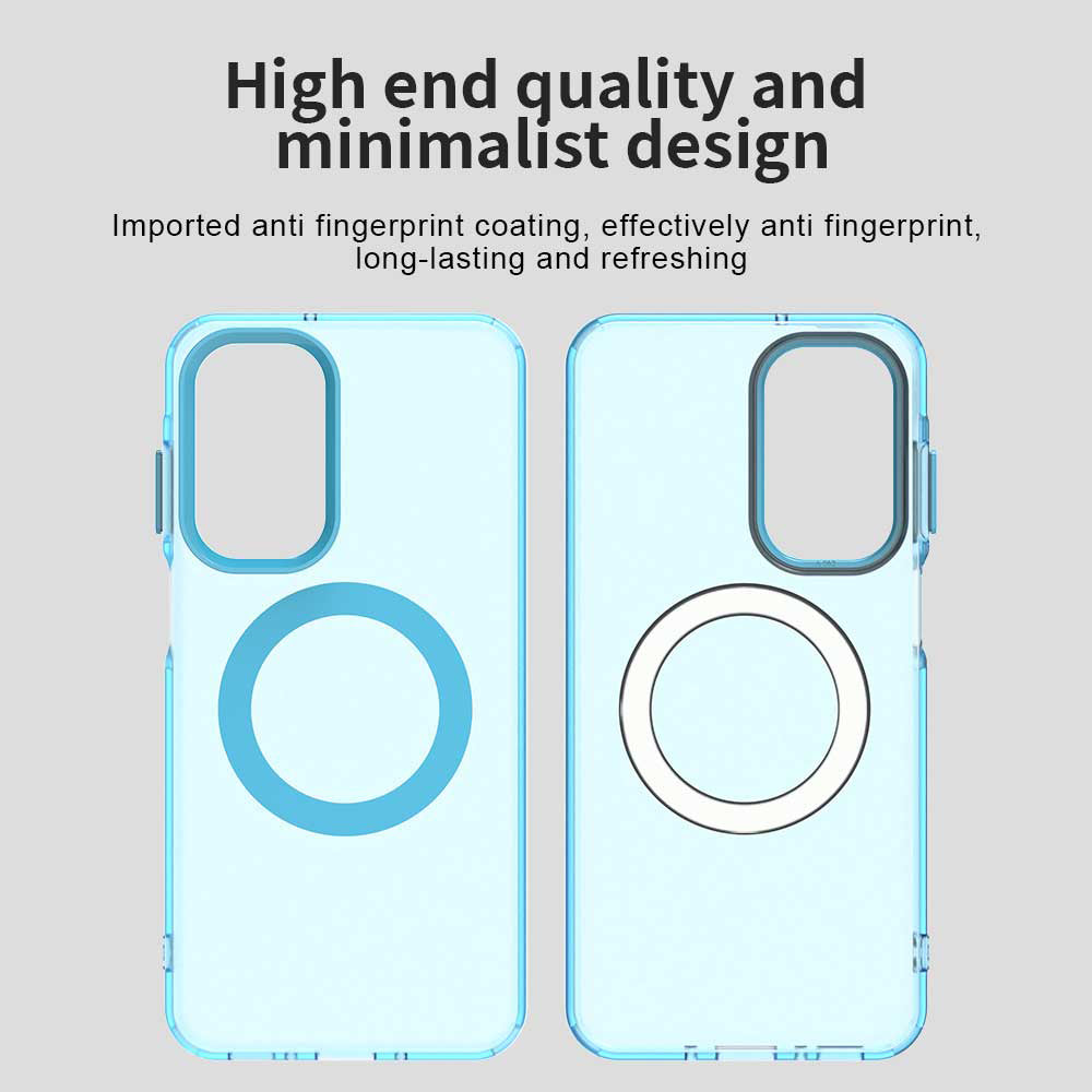 MagSafe-deksel for Samsung Galaxy A18 5G A186 / A18 4G A185 / F17 / M17 / A17 4G A175, Techsuit, CandyCase, Blå