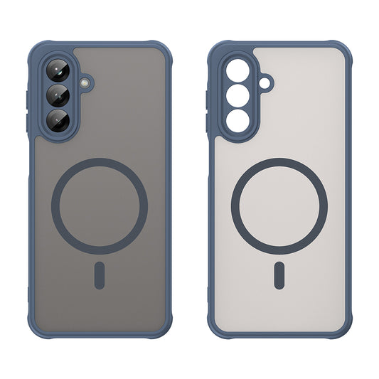 MagSafe-deksel for Samsung Galaxy A26 A266, Techsuit, HaloFrost II, Marineblå