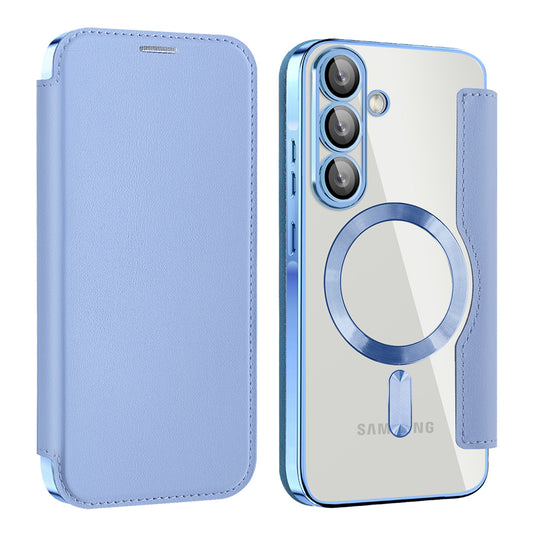MagSafe-deksel for Samsung Galaxy A26 A266, Techsuit, SmartMag Book, Blå