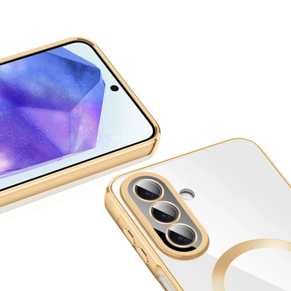 MagSafe-deksel for Samsung Galaxy A27 5G, Techsuit, Luxury Crystal, Svart