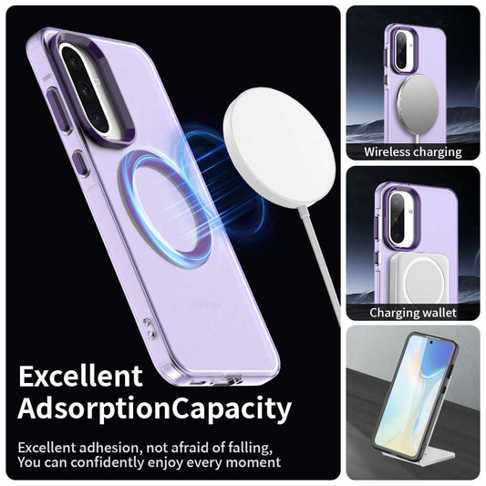 MagSafe-deksel for Samsung Galaxy A36 A366, Techsuit, CandyCase, Lilla