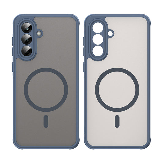 MagSafe-deksel for Samsung Galaxy A36 A366, Techsuit, HaloFrost II, Marineblå