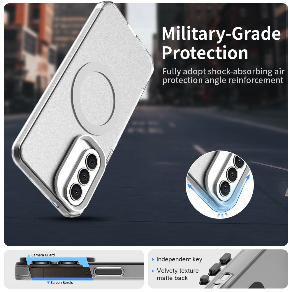 MagSafe-deksel for Samsung Galaxy A37 5G, Techsuit, CandyCase, Hvit