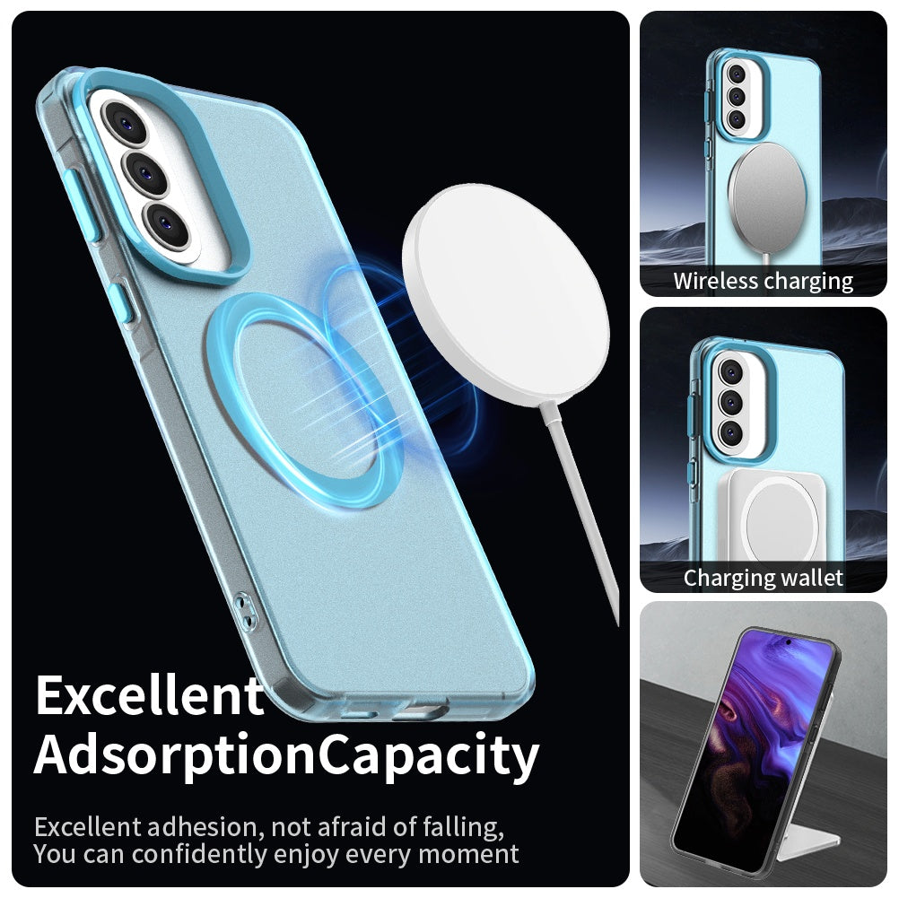 MagSafe-deksel for Samsung Galaxy A37 5G, Techsuit, CandyCase, Blå