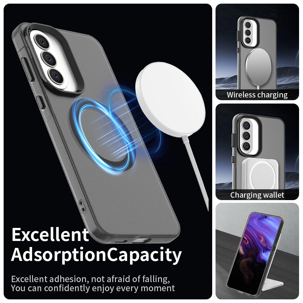 MagSafe-deksel for Samsung Galaxy A37 5G, Techsuit, CandyCase, Svart