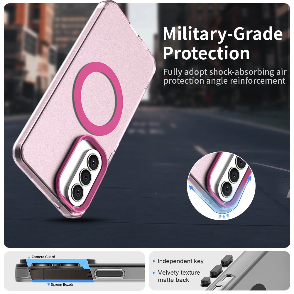 MagSafe-deksel for Samsung Galaxy A37 5G, Techsuit, CandyCase, Rosa