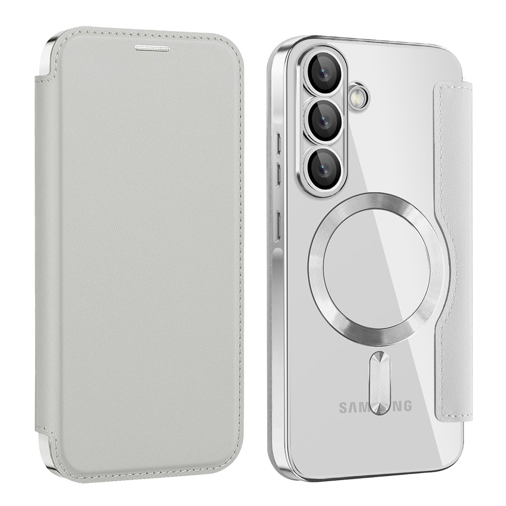 MagSafe deksel for Samsung Galaxy A37 5G, Techsuit, SmartMag Book, Grå
