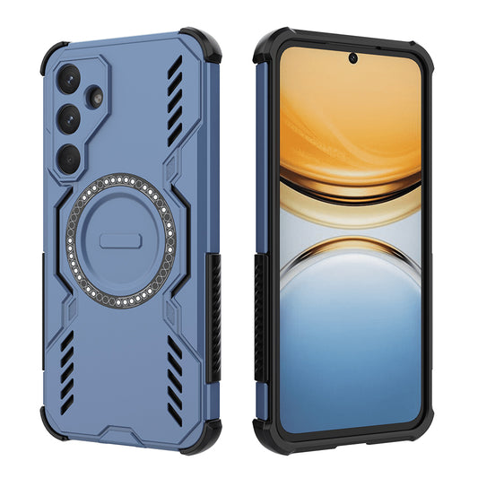 MagSafe-deksel for Samsung Galaxy A55 5G A556, Techsuit, ArmorMag, Blå