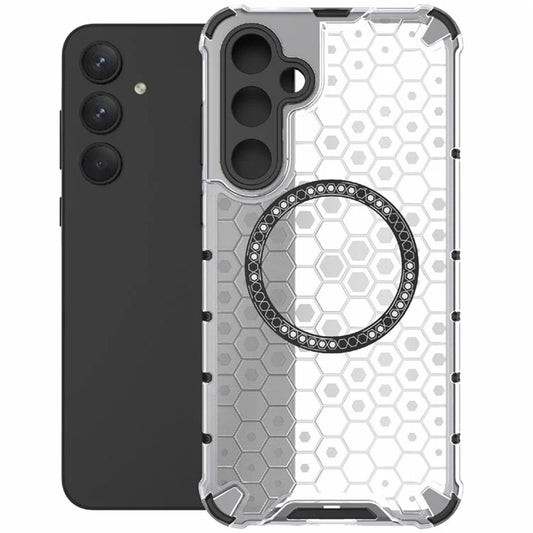MagSafe-deksel for Samsung Galaxy A55 5G A556, Techsuit, HoneyComb Shield, Hvit