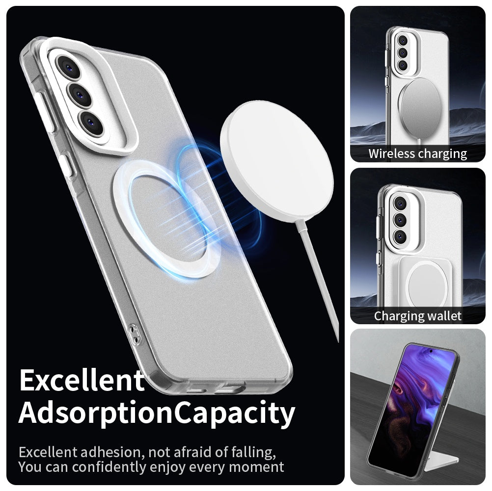 MagSafe-deksel for Samsung Galaxy A57 5G, Techsuit, CandyCase, Hvit