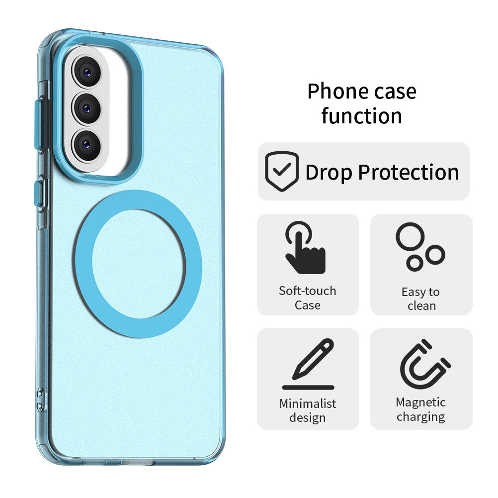 MagSafe-deksel for Samsung Galaxy A57 5G, Techsuit, CandyCase, Blå
