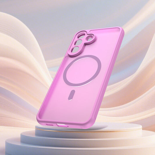 MagSafe-deksel for Samsung Galaxy A57 5G, Techsuit, HaloFrost II, Rosa