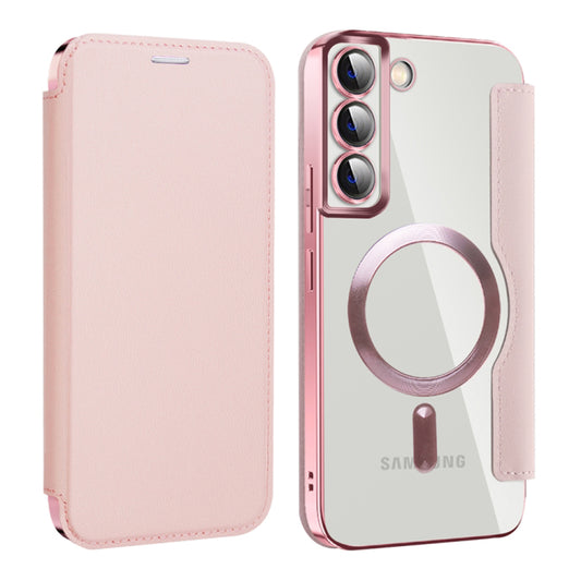 MagSafe-deksel for Samsung Galaxy S22+ 5G S906, Techsuit, SmartMag Book, Rosa