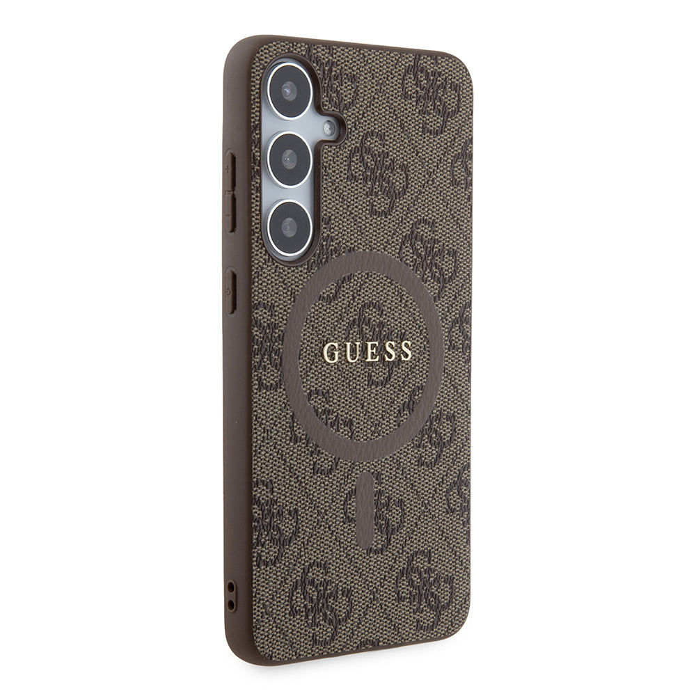 MagSafe-deksel for Samsung Galaxy S24+ S926, Guess, 4G Collection, Brun