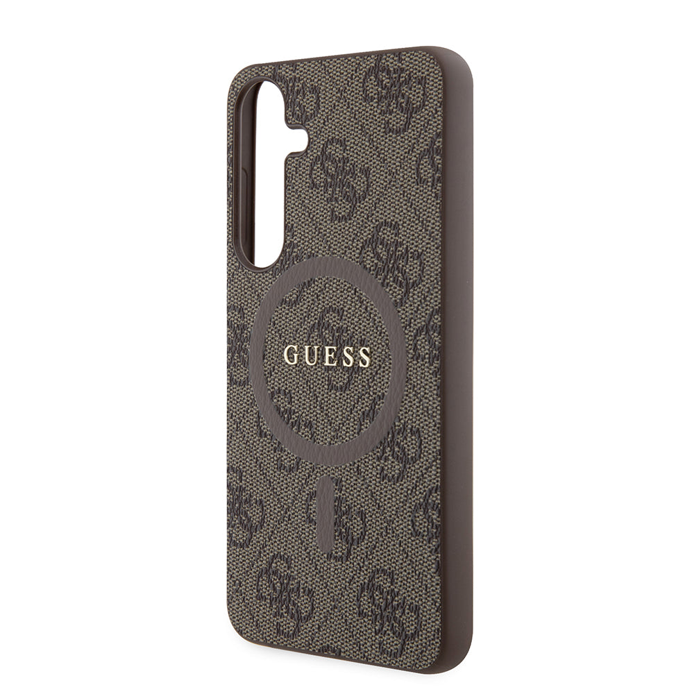 MagSafe-deksel for Samsung Galaxy S24+ S926, Guess, 4G Collection, Brun