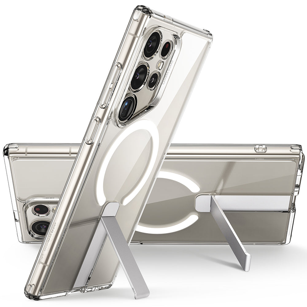 MagSafe-deksel for Samsung Galaxy S24 Ultra S928, ESR, Boost Flickstand, Gjennomsiktig