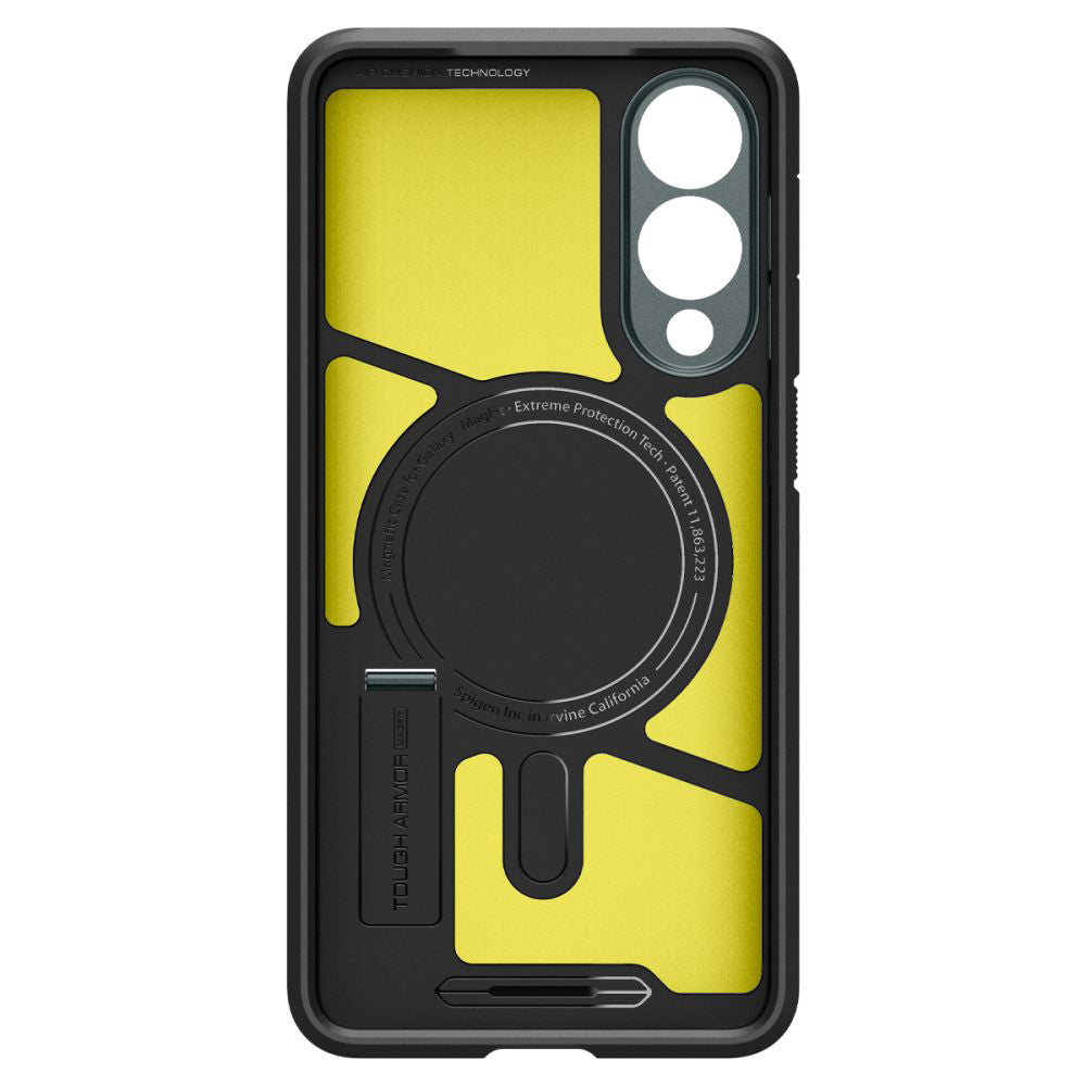 MagSafe-deksel for Samsung Galaxy S25 Edge S937, Spigen, Tough Armor, Grønn ACS09424