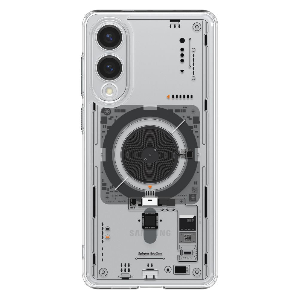 MagSafe-deksel for Samsung Galaxy S25 Edge S937, Spigen, Ultra Hybrid Neo One, Gjennomsiktig ACS09416