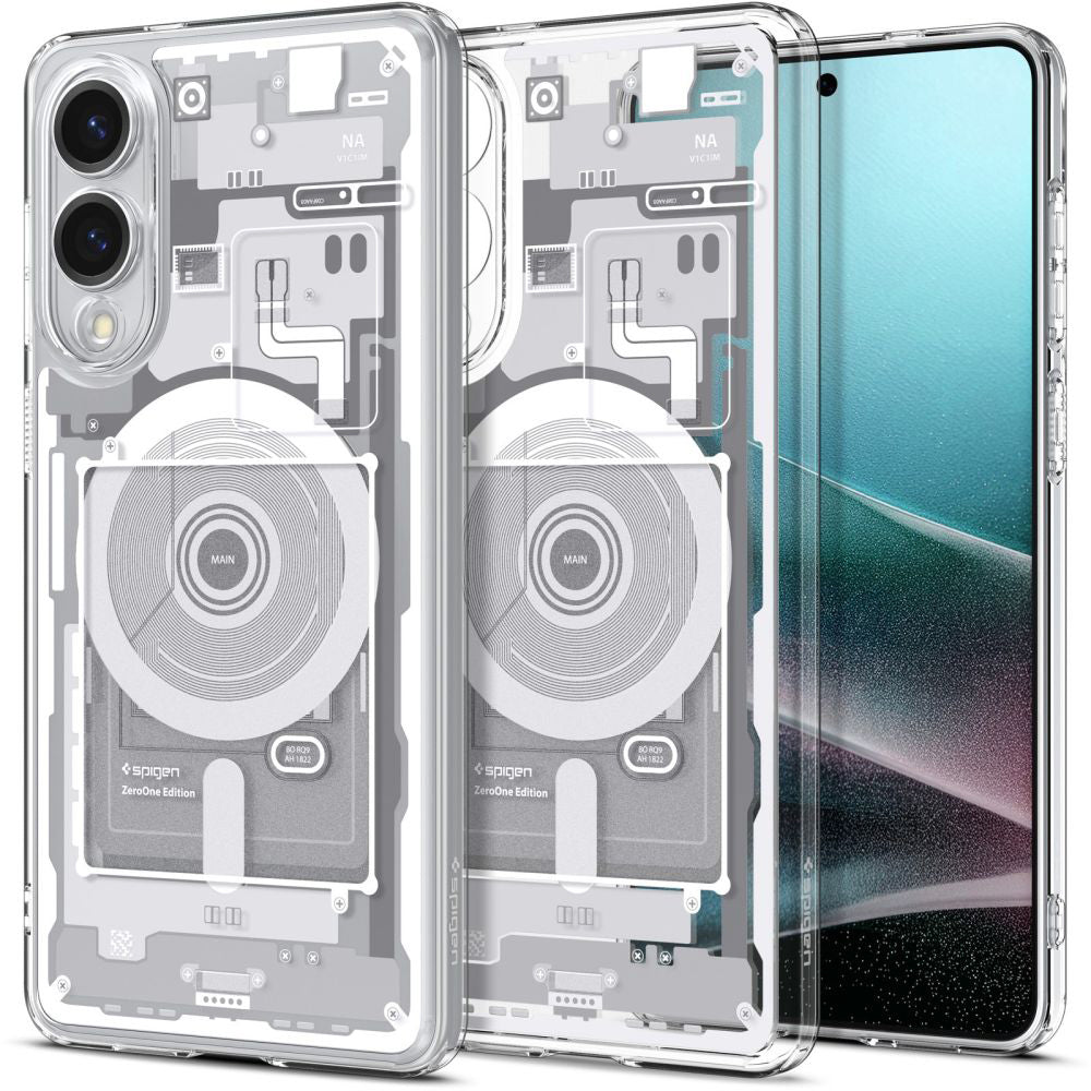 MagSafe-deksel for Samsung Galaxy S25 Edge S937, Spigen, Ultra Hybrid Zero One, Hvit ACS09417