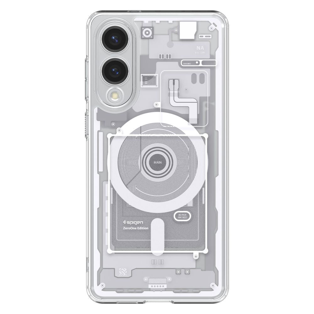 MagSafe-deksel for Samsung Galaxy S25 Edge S937, Spigen, Ultra Hybrid Zero One, Hvit ACS09417
