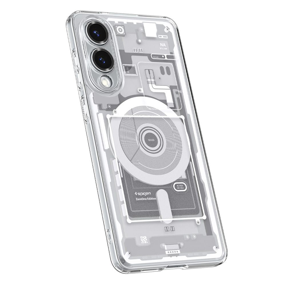 MagSafe-deksel for Samsung Galaxy S25 Edge S937, Spigen, Ultra Hybrid Zero One, Hvit ACS09417