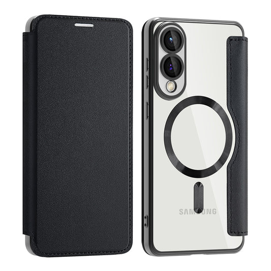 MagSafe-deksel for Samsung Galaxy S25 Edge S937, Techsuit, SmartMag Book, svart
