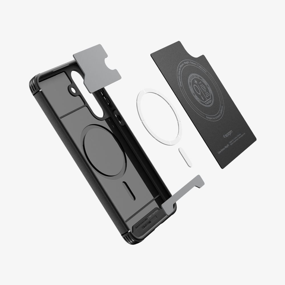 MagSafe-deksel for Samsung Galaxy S25 FE, Spigen, Core Armor, Matt Svart ACS10021