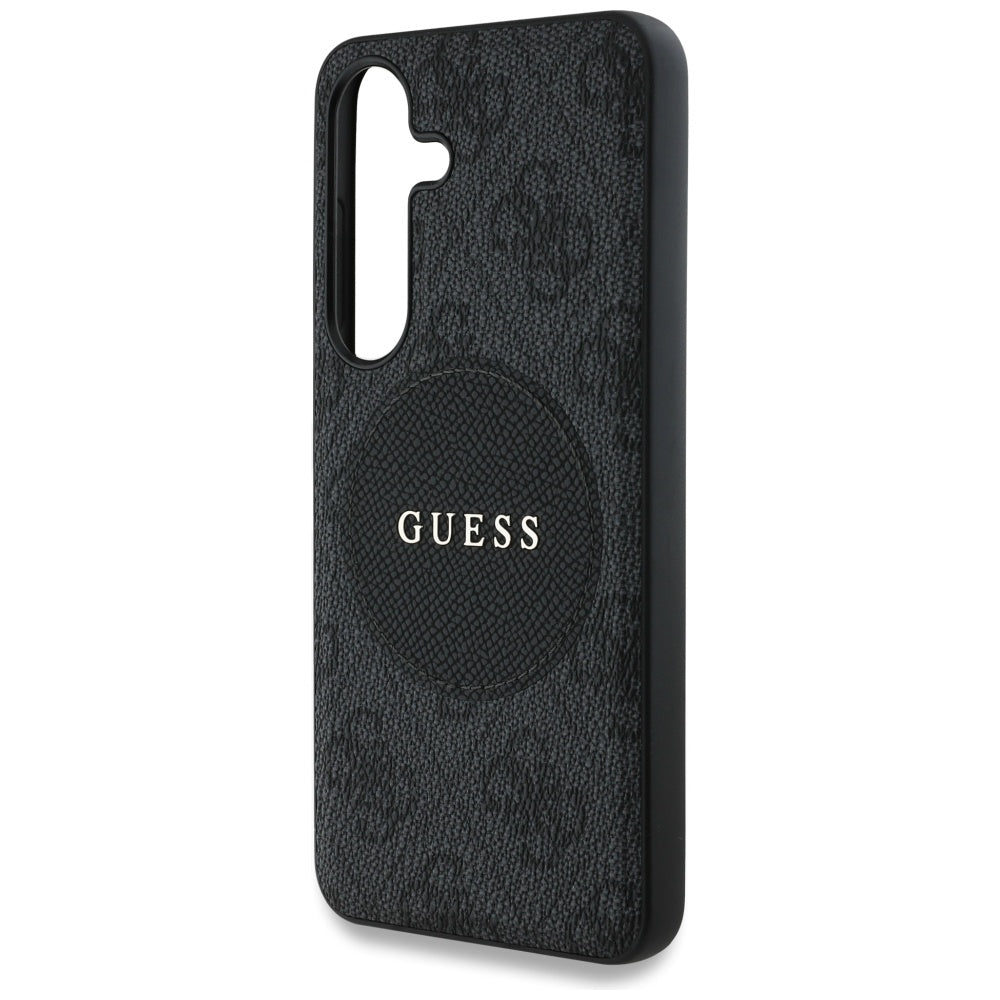 MagSafe-deksel for Samsung Galaxy S25+ S936, Guess, 4G Circle Classic Logo, Svart