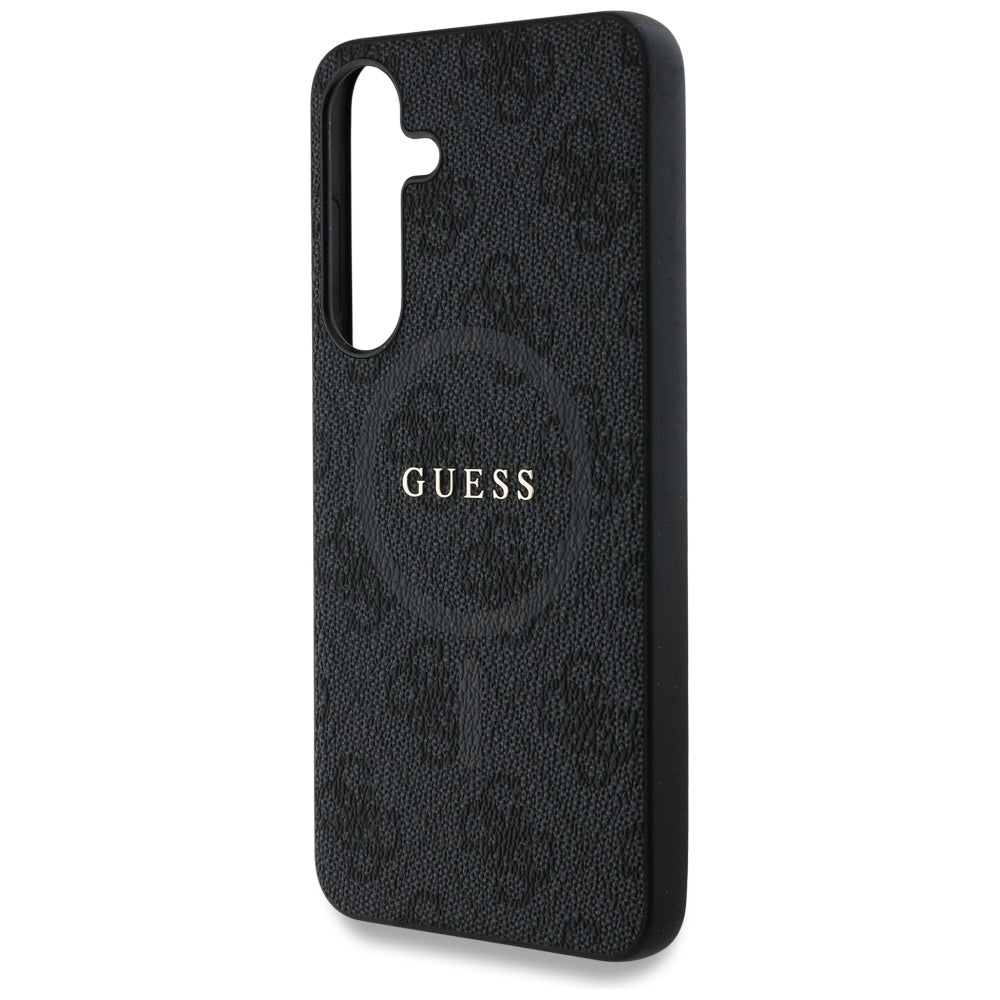 MagSafe-deksel for Samsung Galaxy S25+ S936, Guess, 4G Ring Classic Logo, Svart