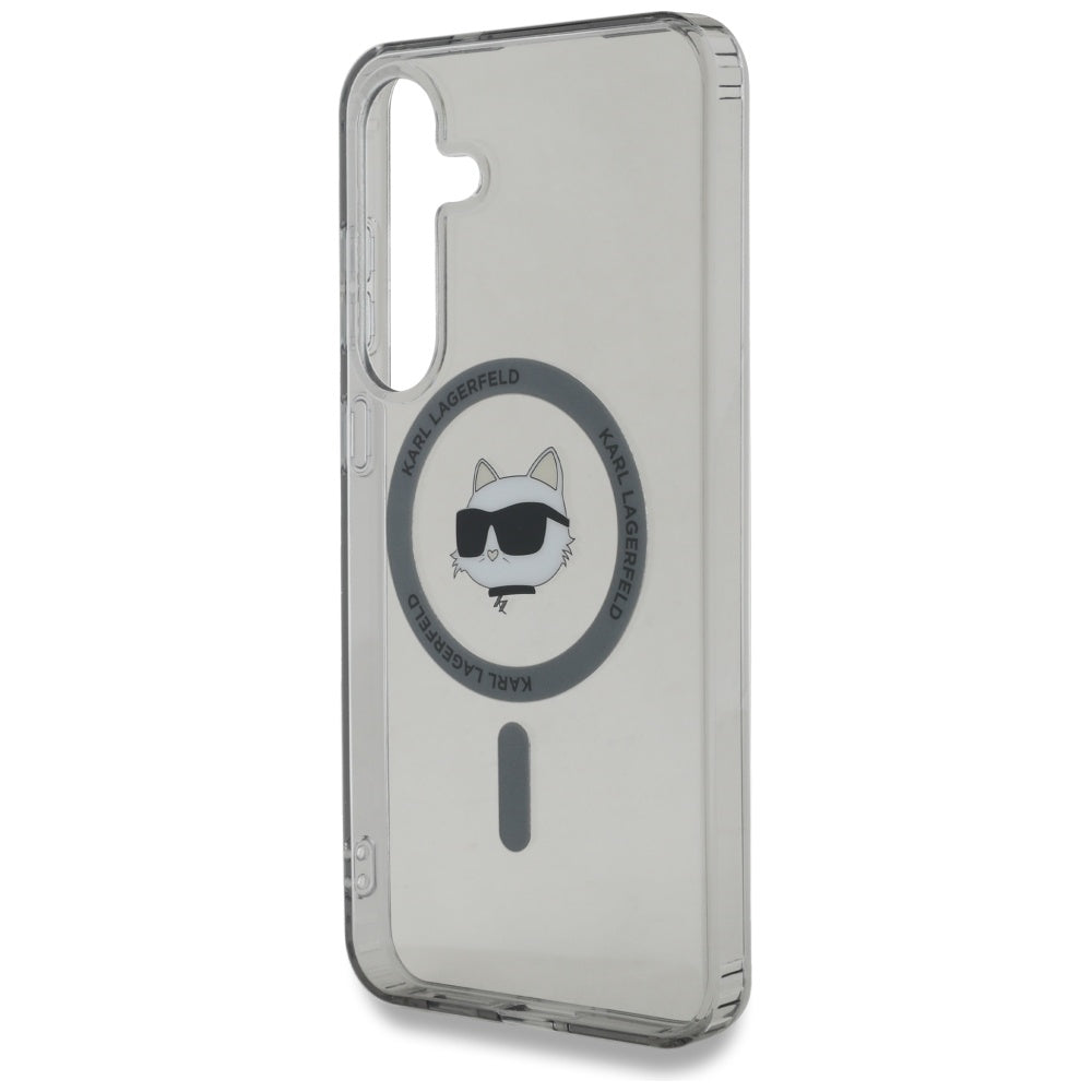 MagSafe-deksel for Samsung Galaxy S25+ S936, Karl Lagerfeld, IML Choupette's Head, Svart