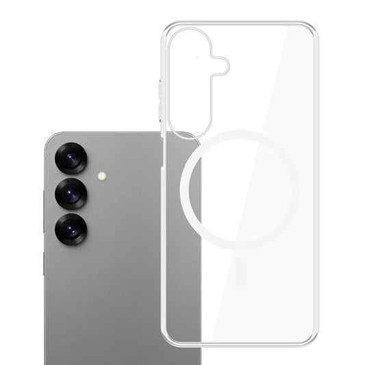 MagSafe-deksel for Samsung Galaxy S25 S931, 3MK, Clear MagCase, Transparent