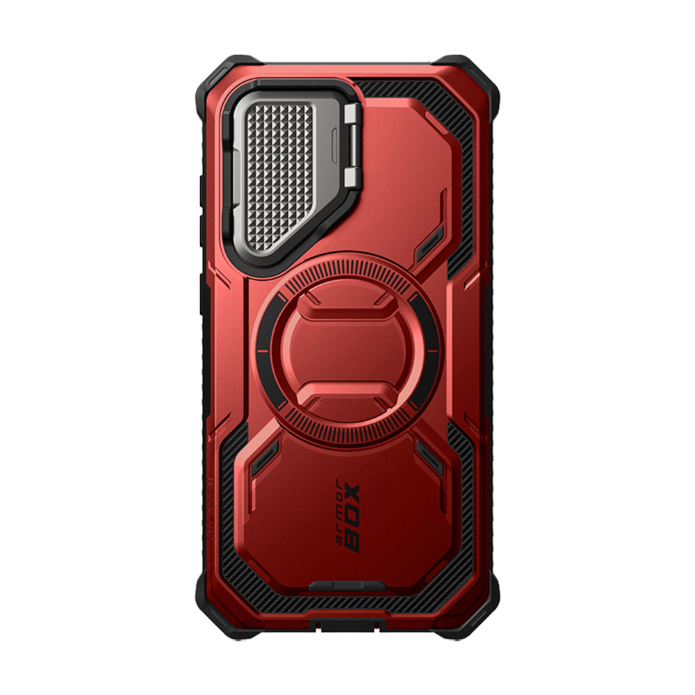 MagSafe-deksel for Samsung Galaxy S25 S931, i-Blason, ArmorBox, Rød