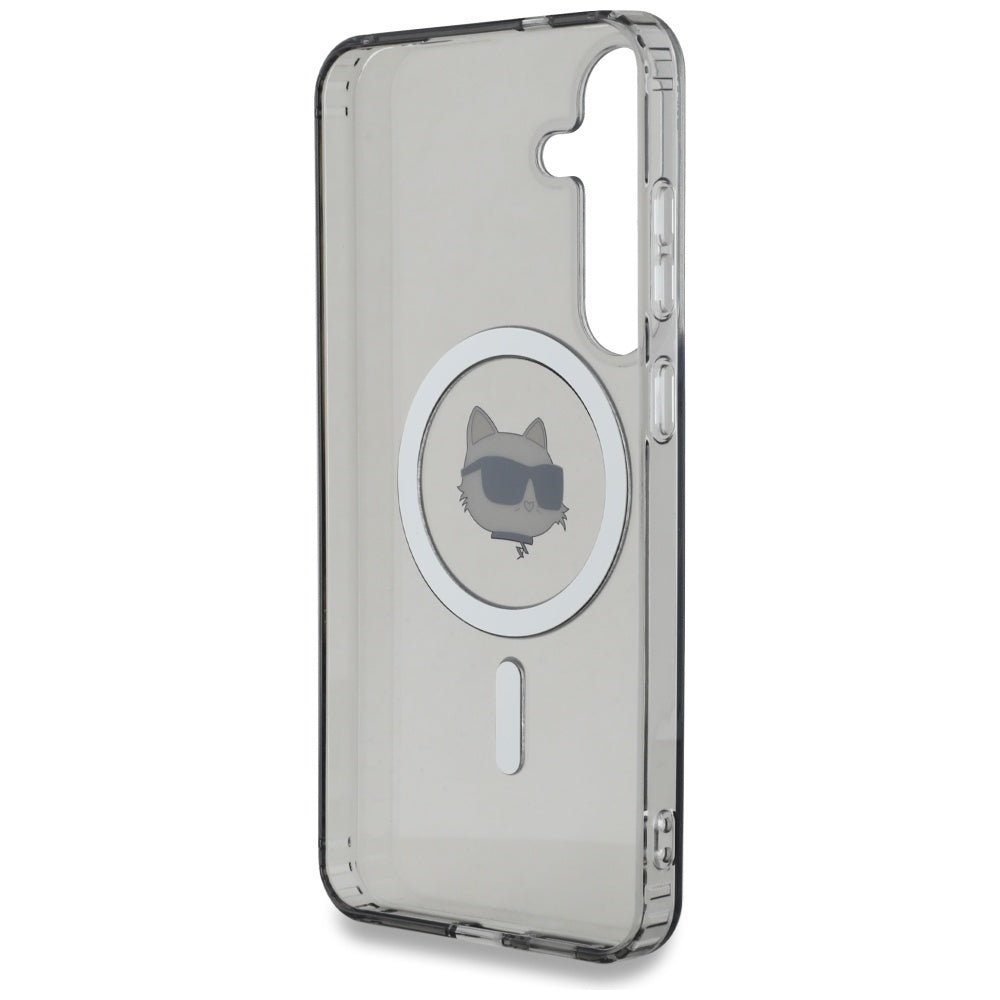 MagSafe-deksel for Samsung Galaxy S25 S931, Karl Lagerfeld, IML Choupette's Head, Svart