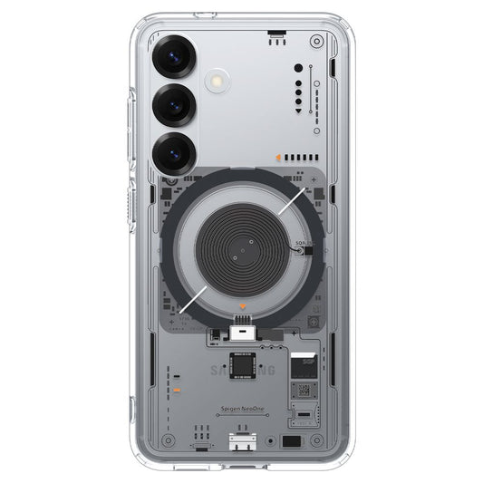 MagSafe-deksel for Samsung Galaxy S25 S931, Spigen, Ultra Hybrid Neo One, Gjennomsiktig