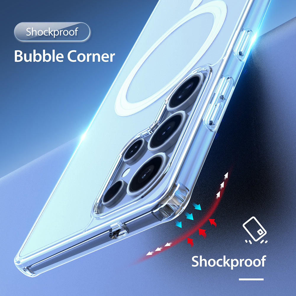 MagSafe-deksel for Samsung Galaxy S25 Ultra S938, DUX DUCIS, Klar, Transparent